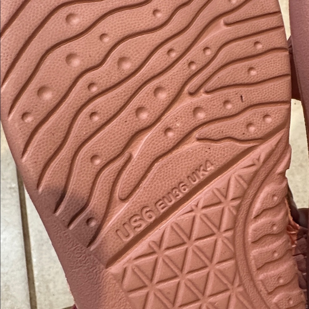 Kuailu Pink Comfortable Orthotic Sole Flip Flops Sandals Arch Support 6 - Picture 7 of 7